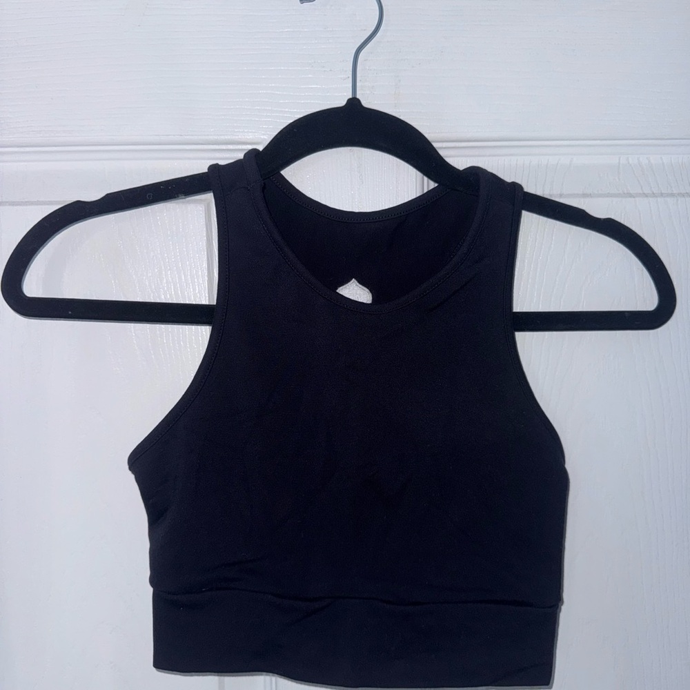 Black Cutout Crop by Booty By Brabants